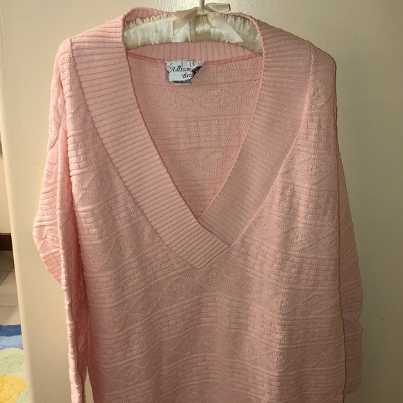 Vintage v-neck sweater - Picture 1 of 8
